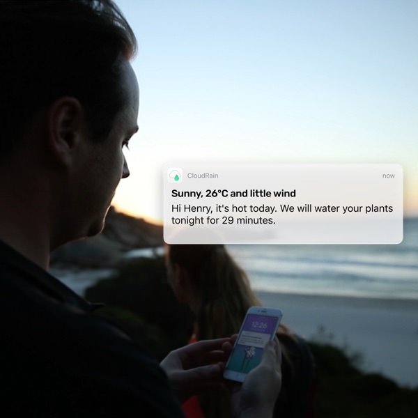 CloudRain Push-Notification Beispiel